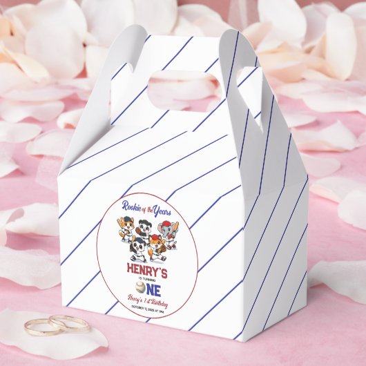 Our Little Animals Baseball 1st Birthday Party フェイバーボックス (ウェディング)