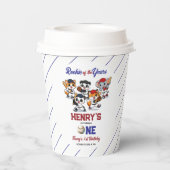 Our Little Animals Baseball 1st Birthday Party 紙コップ (裏面)