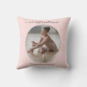 Our Little Ballerina Pale Pink  クッション (裏面)