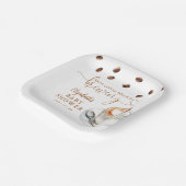 Our Little Bean Is Brewing Coffee Baby Shower ペーパープレート (傾斜あり)