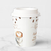 Our Little Bean Is Brewing Coffee Baby Shower 紙コップ (右)