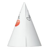 Our Little Bear is turning one Kids Birthday パーティーハット (裏面)