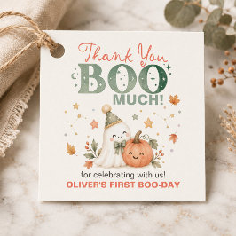 Our Little Boo 1st Birthday サンクスギフトタグ フェイバータグ