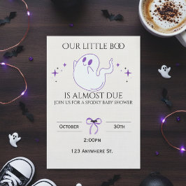 Our little boo is almost due! baby shower invite 招待状