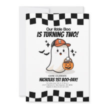 Our Little Boo is turning 2 Birthday Invitation