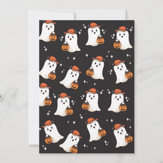 Our Little Boo is turning 2 Birthday Invitation 招待状 (裏面)