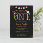 Our Little Boo Turning One, Halloween 1st Birthday 招待状 (スタンド正面)