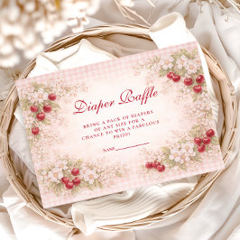 Our Little Cherry Blossom Diapper Raffle エンクロージャーカード