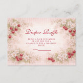 Our Little Cherry Blossom Diapper Raffle エンクロージャーカード (正面)