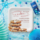 Our Little Cookie Is On The Way Cute Baby Shower ペーパープレート (パーティー)