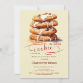 Our Little Cookie Is On The Way Cute Baby Shower 招待状 (正面)