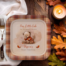 Our Little Cub Fall Teddy Bear ベビーシャワー
