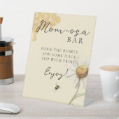 Our Little Honey Bee Themed Baby Shower Momosa Bar 台座サイン (インサイチュ)