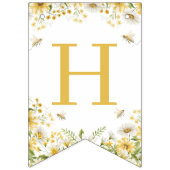 Our Little Honey Milestone Birthday Banner バンティングフラッグ (第2の旗)