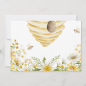 Our Little Honey Photo 1st Birthday Invite 招待状 (裏面)