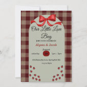 Our Little Love Bug Baby Shower Invitation  招待状 (正面)