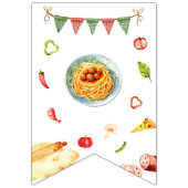 Our Little Meatball 1st Birthday バンティングフラッグ (第1の旗)