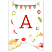 Our Little Meatball 1st Birthday バンティングフラッグ (第3の旗)