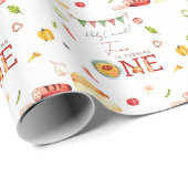 Our Little Meatball 1st Birthday ラッピングペーパー (ロールコーナー)