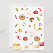 Our Little Meatball 1st Birthday 招待状 (裏面)