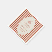 Our little meatball is turning one 1st Birthday スタンダードカクテルナプキン (角)