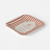 Our little meatball is turning one 1st Birthday ペーパープレート (傾斜あり)