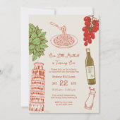 Our little meatball is turning one 1st Birthday  招待状 (正面)