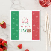 Our Little Meatball is Turning Two Birthday Party  スタンダードランチョンナプキン (インサイチュ)