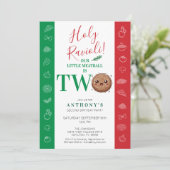 Our Little Meatball is Two Birthday Party 招待状 (スタンド正面)