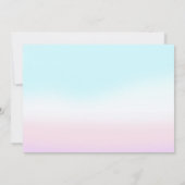 Our Little Mermaid 4th Birthdayパーティー写真 招待状 (裏面)