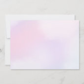 Our Little Mermaid 4th Birthdayパーティー写真 招待状 (裏面)