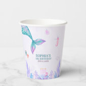 Our Little Mermaid Birthday Party  紙コップ (裏面)