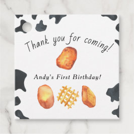 Our Little Nuggetの1歳の誕生日 フェイバータグ