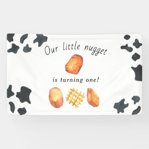 Our Little Nuggetの1歳の誕生日 横断幕