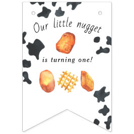 Our Little Nuggetは1歳の誕生日を迎える Kids Birthday バンティングフラッグ
