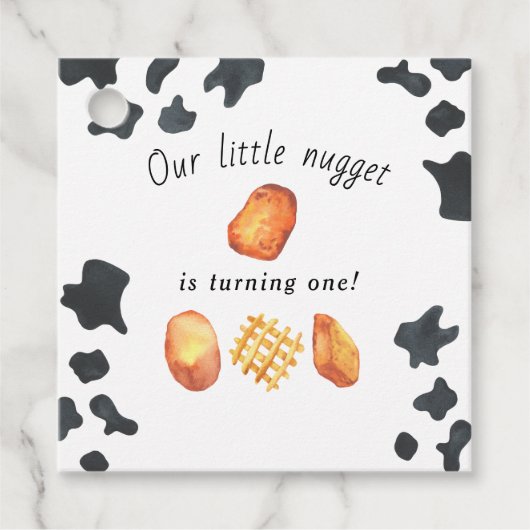 Our Little Nuggetは1歳の誕生日を迎える Kids Birthday フェイバータグ (正面)