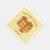 Our Little Pancake Breakfast Brunch Theme Custom スタンダードランチョンナプキン (角)