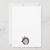 Our little pig baby shower 招待状 (裏面)