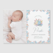 Our Little Pumpkin Baby Photo Birth Announcement (正面)