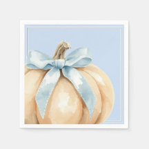Our Little Pumpkin Fall Baby Shower Blue Baby Boy