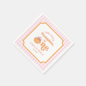 Our Little Pumpkin Girl 1st Birthday Party スタンダードカクテルナプキン (角)