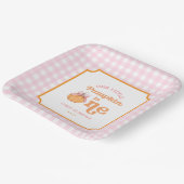 Our Little Pumpkin Girl 1st Birthday Party ペーパープレート (傾斜あり)