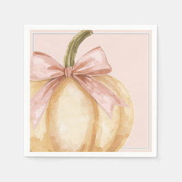 Our Little Pumpkin on the Way Fall Baby Shower スタンダードカクテルナプキン