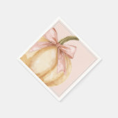 Our Little Pumpkin on the Way Fall Baby Shower スタンダードカクテルナプキン (角)