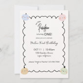 Our Little Pumpkin’s First Birthday Invitation 招待状 (正面)