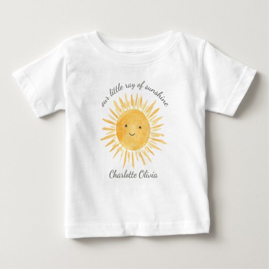Our Little Ray Of Sunshine ベビーTシャツ (正面)