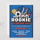 Our Little Rookie is on the Way 招待状 (正面)