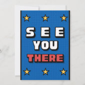 Our Little Rookie is on the Way 招待状 (裏面)