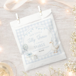 Our Little Silly Goose Blue Birthday Party フェイバーバッグ