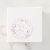 Our Little Silly Goose Pink Bow Birthday Party フェイバータグ (インサイチュ)